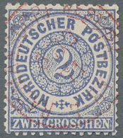 Norddeutscher Bund - Stempel: RADMANNSDORF WEST/PR 5/10 71 (rot), Sauberer Abschlag Des Sehr Seltene - Andere & Zonder Classificatie