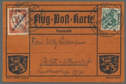Deutsches Reich - Germania: 1912, "Gelber Hund" Auf Offizieller Karte Mit Ersttagsstempel Frankfurt/ - Andere & Zonder Classificatie