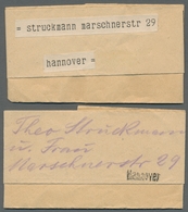 Deutsches Reich - Germania: 1914, Zwei Glückwunschtelegramme Nach Hannover Teils Mit Blauer Verschlu - Otros & Sin Clasificación