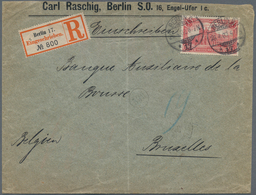 Deutsches Reich - Germania: 1902, 1 M. Dunkelkarminrot (leuchtend Gelblichrot Quarzend), 26:17 Zähnu - Autres & Non Classés