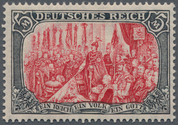 Deutsches Reich - Germania: 1920, Freimarke 5 M Deutsches Kaiserreich, Schwarz/ Dunkelkarmin, Sogena - Otros & Sin Clasificación