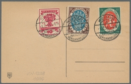 Deutsches Reich - Inflation: 1919 Nationalversammlung Fünf Mal Auf FDC, Dabei 2 Farbige Bildkarten. - Covers & Documents