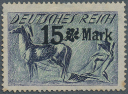 Deutsches Reich - Inflation: 1922: '15 * Mark' - Schwarzer Aufdruck Auf 20 Mk. Pflüger, Aufdruck-Ess - Storia Postale