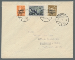 Deutsches Reich - Inflation: 1923, "Rhein-Ruhr-Hilfe" Komplett Auf Portorichtigem Ersttagsbrief Von - Brieven En Documenten