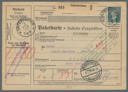 Deutsches Reich - Weimar: 1924, "Stephan/50 Jahre UPU", Hübsche Zusammenstellung Von Fünf Frankierte - Neufs