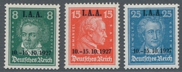 Deutsches Reich - Weimar: 1927, IAA Komplett Postfrisch, Mi. 240,- Euro. - Ungebraucht