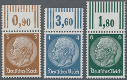 Deutsches Reich - 3. Reich: 1933. Hindenburg-Medaillon. Ungefalteter, Postfrischer Luxus-Oberrand-Sa - Otros & Sin Clasificación