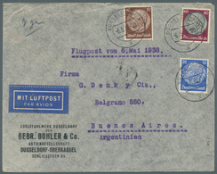 Deutsches Reich - 3. Reich: 1938, Firmen-Luftpostbrief Der Böhler Edelstahlwerke Ab „Düsseldorf 6.5. - Sonstige & Ohne Zuordnung