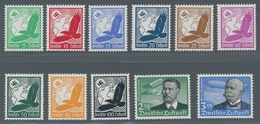 Deutsches Reich - 3. Reich: 1934, Flugpostmarken Komplett Postfrisch, Michel 800,- Euro. - Andere & Zonder Classificatie