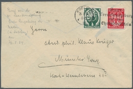 Deutsches Reich - 3. Reich: 1934, Saarabstimmung, Kplt. Satz Auf Brief Mit Maschinen- Ersttagsstpl. - Other & Unclassified