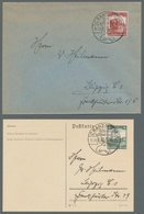 Deutsches Reich - 3. Reich: 1935, "6 Und 12 Pfg. 100 Jahre Dt. Eisenbahn", EF Und MeF Der 6 Pfg. Sow - Other & Unclassified
