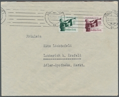 Deutsches Reich - 3. Reich: 1935, Welttreffen, Satz Als FDC Auf Bedarfsbrief, Dabei Die 15 Pf. Mit W - Other & Unclassified
