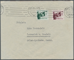 Deutsches Reich - 3. Reich: 1935, Welttreffen, Satz Als FDC Auf Bedarfsbrief, Dabei Die 15 Pf. Mit W - Otros & Sin Clasificación