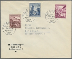 Deutsches Reich - 3. Reich: 1938, Winterhilfswerk, Kplt. Satz Auf 3 Adressierten FDC's Mit Ersttagss - Otros & Sin Clasificación