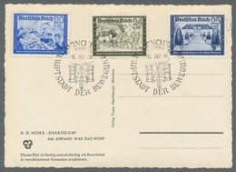 Deutsches Reich - 3. Reich: 1939, "Postkameradschaft I", Komplett Mit Ersttagstempel MÜNCHEN 15. SEP - Other & Unclassified