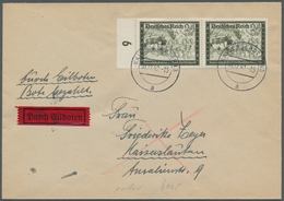 Deutsches Reich - 3. Reich: 1939, "24 Pfg. Postkameradschaft I", Waag. Randpaar Als Portorichtige Me - Other & Unclassified