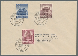 Deutsches Reich - 3. Reich: 1940, "WHW - Bauwerke", Komplette Serie Auf Drei FDC Mit BERLIN SW 68 Vf - Sonstige & Ohne Zuordnung