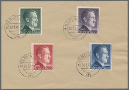 Deutsches Reich - 3. Reich: 1941-1942 Postkameradschaft U. Hitler Jeweils Kplt. Sätze Auf Stempelvor - Sonstige & Ohne Zuordnung