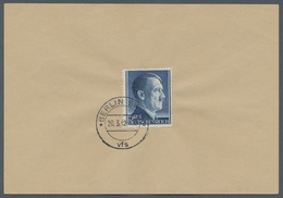 Deutsches Reich - 3. Reich: 1941-42, "1 Pfg. Bis 5 RM Hitler", Komplette Serie Auf Sechs Ersttagsbri - Sonstige & Ohne Zuordnung