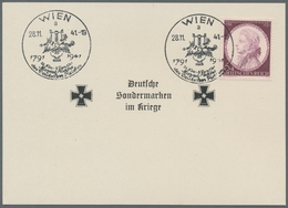 Deutsches Reich - 3. Reich: 1941, Mozart, Auf 4 FDC's, Teils Mit Zusatz, Alle Mit Verschd. Sonderstp - Sonstige & Ohne Zuordnung