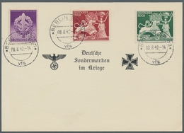 Deutsches Reich - 3. Reich: 1942, Goldschmiede Und Wehrkampftage, Kplt. Auf Sonderkarte Mit Versands - Autres & Non Classés