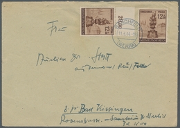 Deutsches Reich - 3. Reich: 1944, Fulda, 2 Werte, 1x Oberrand, Auf Brief Mit Ersttagsstpl. Vom 11.5. - Sonstige & Ohne Zuordnung