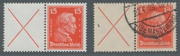 Deutsches Reich - Zusammendrucke: 1927, Immanuel Kant 15 Pfg. Mit Andreaskreuz Einmal Postfrisch In - Zusammendrucke