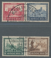 Deutsches Reich - Zusammendrucke: 1930, "15 + 25 Und 8 + 50 Pfg. IPOSTA", Die Beiden Waag. Zusammend - Se-Tenant