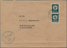 Deutsches Reich - Dienstmarken: 1934, 6 Pfg. Behördendienstmarke Mit Waagerechter Gummiriffelung Im - Dienstzegels