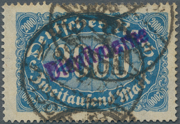 Deutsches Reich - Dienst-Kontrollaufdrucke: 1923, Freimarke 2000 Mark Mit Violettem Aufdruck "Dienst - Oficial