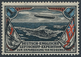 Deutsches Reich - Halbamtliche Flugmarken: 1 Mark Spenden-Flugmarke Für Die Geplante Deutsch-englisc - Poste Aérienne & Zeppelin