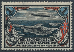 Deutsches Reich - Halbamtliche Flugmarken: 1 Mark Spenden-Flugmarke Für Die Geplante Deutsch-englisc - Correo Aéreo & Zeppelin