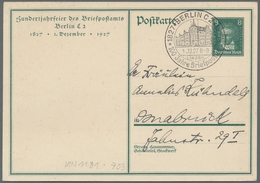 Deutsches Reich - Ganzsachen: 1897-1943 Partie Ganzsachen Dabei Auch Mit Zusatzfrankatur Z.B. Nr. 86 - Autres & Non Classés