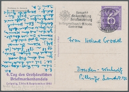 Deutsches Reich - Privatganzsachen: 1942, Posthorn Mit Ziffer, 6 Pfennig Privatganzsache "4. Tag Des - Autres & Non Classés