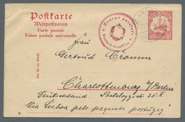 Deutsch-Ostafrika - Stempel: 1915 - TABORA (21.8.15). Ganzsache 7 1/2 Heller Nach Charlottenburg übe - Afrique Orientale