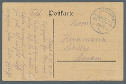 Deutsch-Ostafrika - Stempel: 1915 - WILHELMSTHAL (22.12.15). Feldpostkarte Aus Temmath/Wilhelmstal N - Africa Orientale Tedesca