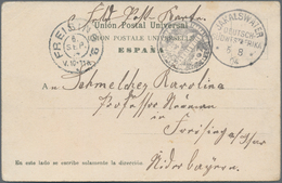 Deutsch-Südwestafrika: 1904, Feldpostkarte Aus "JAKALSWATER D.O.A. 5.8.04" Mit Beigesetztem Siegelst - Deutsch-Südwestafrika