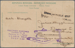 Deutsche Kolonien - Kamerun - Besonderheiten: 1915, 15.Februar, Ansichtskarte Aus Monterrey/Mexico M - Kamerun