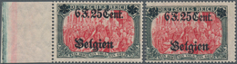 Deutsche Besetzung I. WK: Landespost In Belgien: 1916, Freimarken 6 Fr 25 C Auf 5 M, Postfrisch In B - Occupation 1914-18