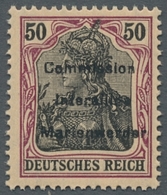 Deutsche Abstimmungsgebiete: Marienwerder: 1920, "50 Pfg. Germania", Postfrischer Wert In Tadelloser - Otros & Sin Clasificación