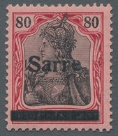 Deutsche Abstimmungsgebiete: Saargebiet: 1920, "2 Bis 80 Pfg. Germania/Sarre", überkompletter Postfr - Briefe U. Dokumente