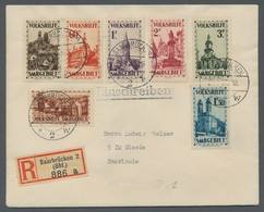 Deutsche Abstimmungsgebiete: Saargebiet: 1932, "Volkshilfe - Burgen & Kirchen" Komplett Auf Satz-R-B - Lettres & Documents