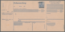 Deutsche Abstimmungsgebiete: Saargebiet - Ganzsachen: 1920/21, "20 Pfg. Germania/Saargebiet Mit Dopp - Entiers Postaux