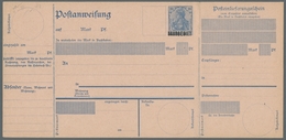 Deutsche Abstimmungsgebiete: Saargebiet - Ganzsachen: 1920/21, "20 Pfg. Germania/saargebiet Mit Aufd - Interi Postali