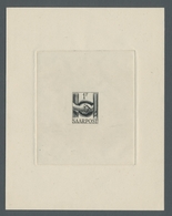 Saarland (1947/56): 1948, "1 Fr. Saar III" Als Seltener "Epreuve De Luxe" Auf Ungummiertem, Dicken P - Sonstige & Ohne Zuordnung