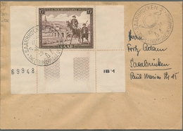 Saarland (1947/56): 1951, Tag Der Briefmarke Auf Zwei FDCs Mit Ersttagssonderstempel, Dabei Ein Eckr - Sonstige & Ohne Zuordnung