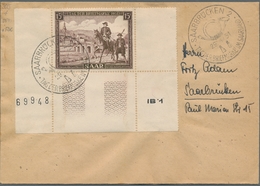 Saarland (1947/56): 1951, Tag Der Briefmarke Auf Zwei FDCs Mit Ersttagssonderstempel, Dabei Ein Eckr - Andere & Zonder Classificatie