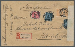 Deutsche Abstimmungsgebiete: Schleswig: 1920, Wappenausgabe 10, 20 (2) Und 25 Pfennig (Paar) Als Att - Other & Unclassified