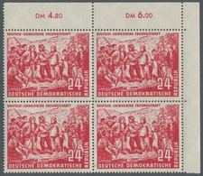 DDR: 1951, "Deutsch-Chinesische Freundschaft", Postfrischer Eckrandviererblocksatz Einheitlich Aus D - Andere & Zonder Classificatie