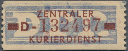 DDR - Dienstmarken B (Verwaltungspost A / Zentraler Kurierdienst): 1958, 10 Pfg D = Rostock (Nr. 132 - Other & Unclassified